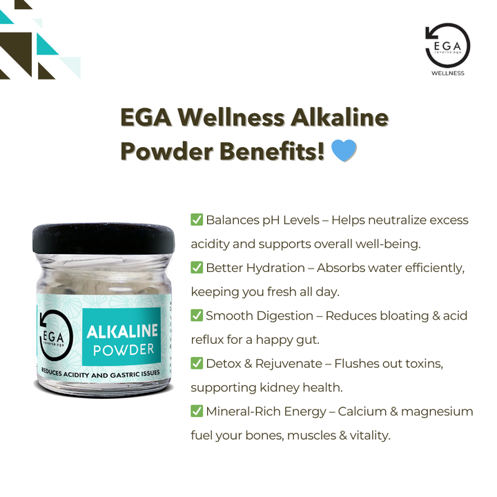 Alkaline Powder | Reduces Acidity | Balance pH Levels | 20 Grams – EGA ...